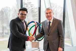 Jay Shah meets IOC prez to give cricket at Olympics a push