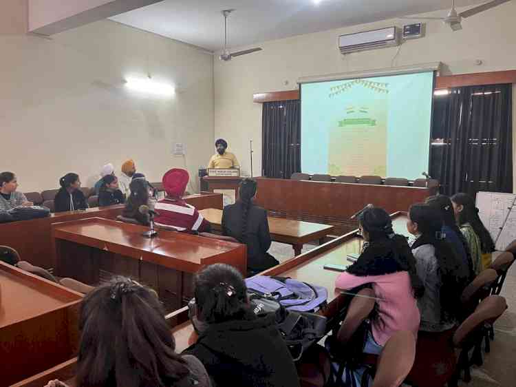 National Voters Day celebrated at GHG Khalsa College, Gurusar Sadhar