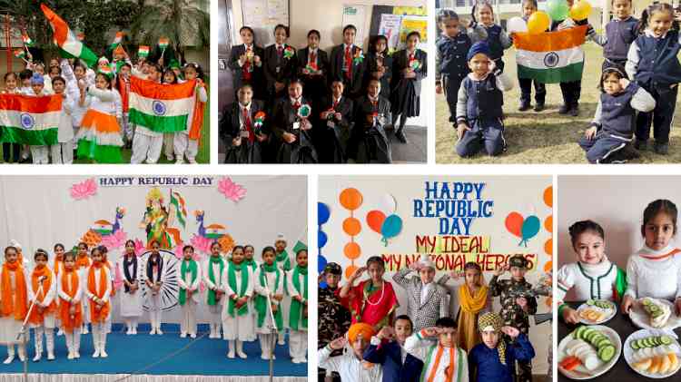 Republic Day Celebrated with Great Enthusiasm at Innocent Hearts: The Campus Resonated with Patriotic Spirit