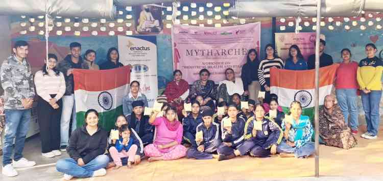 Breaking Taboos: Enactus Panjab University hosts menstrual hygiene workshop in Palsora, Chandigarh to mark Republic Day