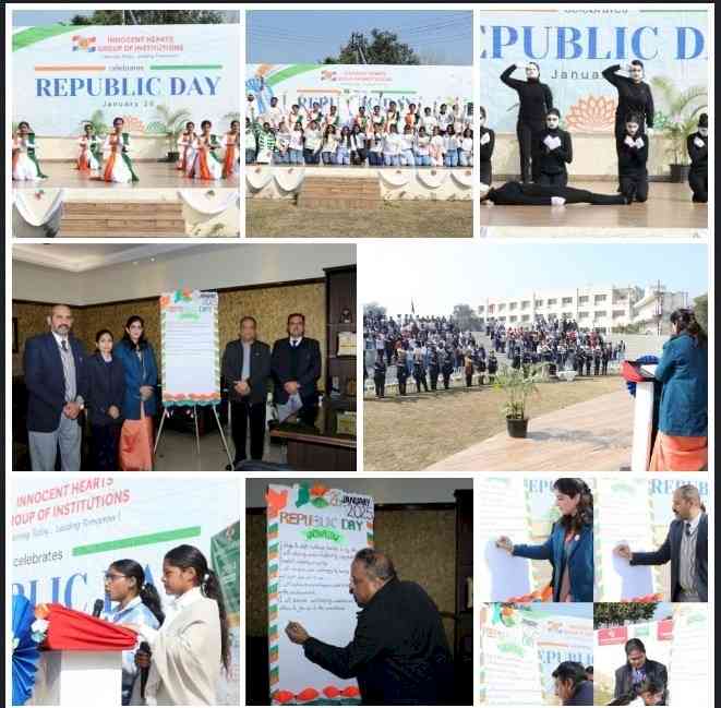 Innocent Hearts Group of Institutions Celebrates Republic Day 2025 with Focus on Sustainability and National Heritage