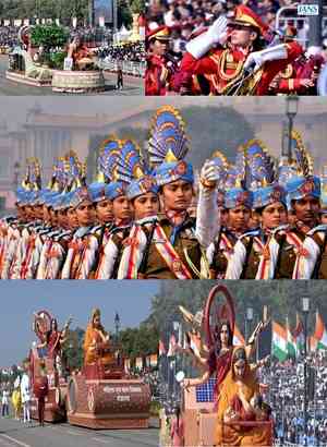 76th Republic Day: 'Nari Shakti’ in focus as  tableaux cross past Kartavya Path