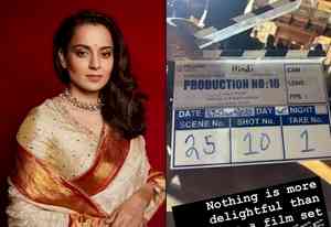 Kangana Ranaut shoots scene 25 of upcoming movie with R. Madhavan