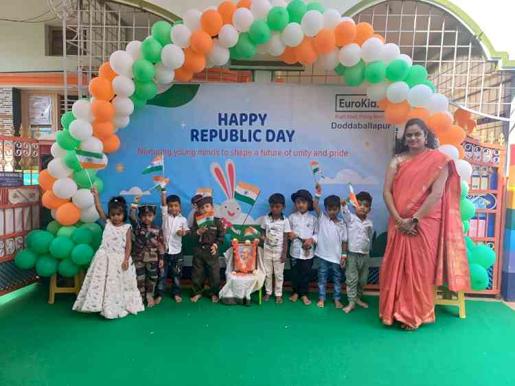 EuroKids Preschool Celebrates 76th Republic Day with Enthusiastic Participation from Young Learners