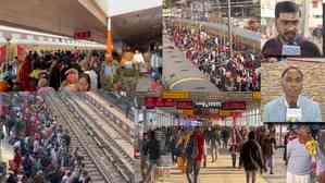 Unprecedented crowds flock to Prayagraj for Mauni Amavasya at Varanasi Railway Station