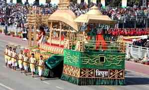 Republic Day parade: Tripura's tableau wins second prize