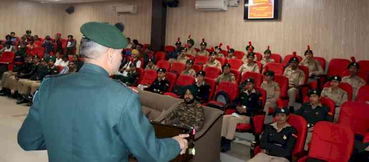 Extempore competition on 'Problem of Drug Abuse in Punjab'  by NCC Cadets of Lyallpur Khalsa College