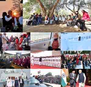 PM Modi shares glimpses of his journey towards Viksit Bharat 