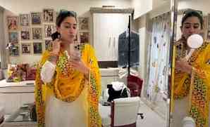 Sara Ali Khan wears her mom’s phulkari