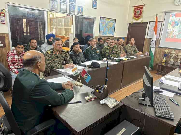 Conference on various training and administrative issues at NCC Group Headquarters Jalandhar