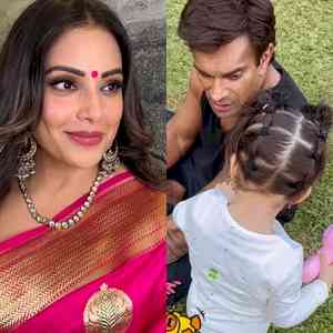 Bipasha Basu gives a sneak peek into hubby Karan Singh Grover's playtime with Devi