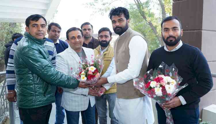 Deepak Saini became Rohtak District Chairman of Saini Youth Federation