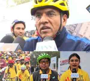 ‘Fit India Sunday on Cycle’ gradually taking shape of festival: Mansukh Mandaviya