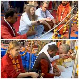 118-member foreign delegation takes sacred bath at Maha Kumbh, praises Indian culture