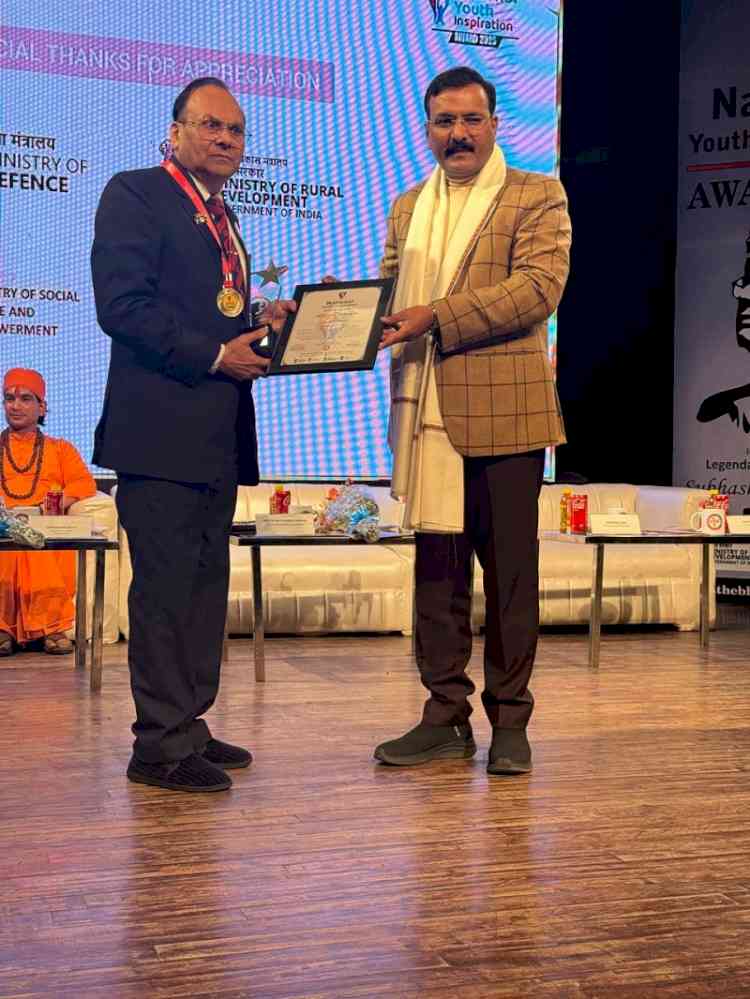 Dr. Ashok Bhatia conferred with National Youth Inspirational Award 2025/Session -1