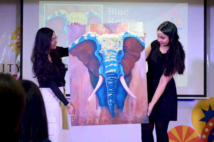 Students of Aditya Birla World Academy Raise Funds for Social Causes Through Art, Showcasing Experiential Learning in Action