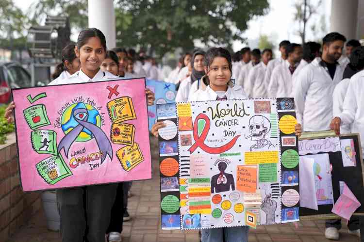 CT College of Pharmacy Observes World Cancer Day with Awareness Rally and Activities