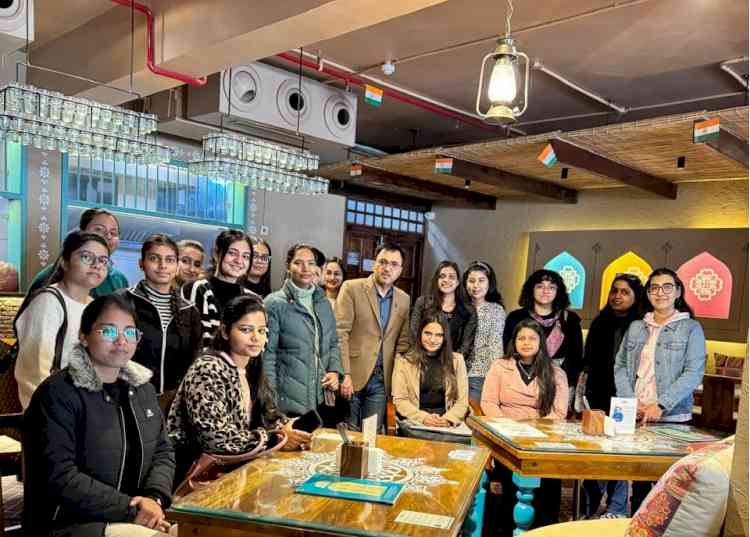 GHSC-10 Students Embarked on an Entrepreneurial Journey at Jhumroo Restaurant, Mohali.