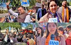 Victory slogans for Delhi's giant slayer Parvesh Verma; family members jubilant