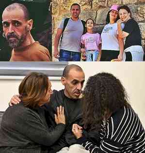 Freed Israeli hostage unaware wife, daughters were murdered on Oct 7 until release