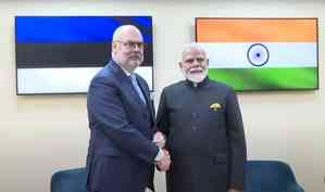 PM Modi meets Estonian President in Paris, discusses cybersecurity cooperation