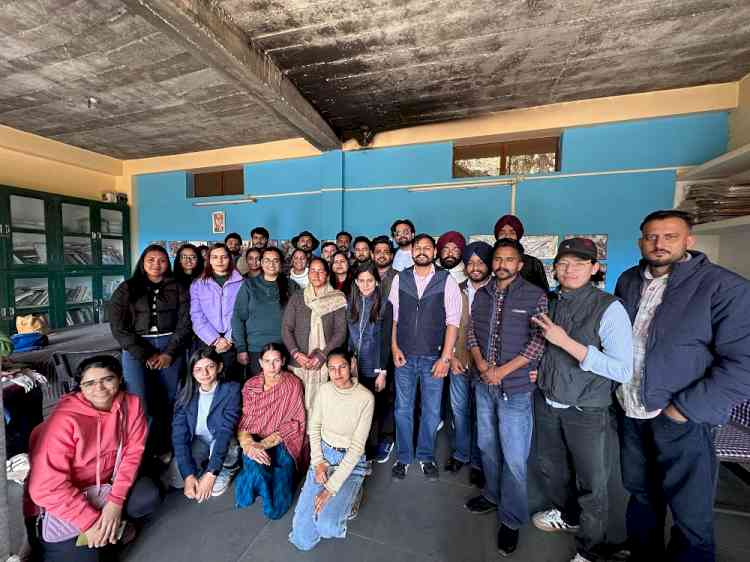 Students of Centre for Human Rights and Duties, PU Visited ‘Sutra’ an NGO Empowering Rural Women in Himachal Pradesh