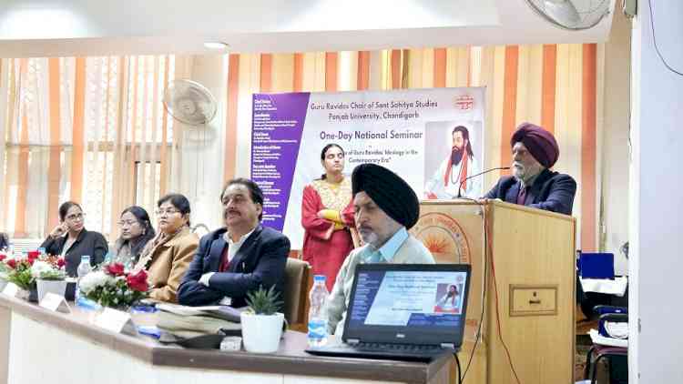 National Seminar titled “Relevance of Guru Ravidas’ Ideology in the Contemporary Era” at PU Campus