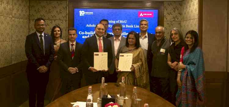 Ashoka University Inks MoU with Axis Bank to Strengthen Interdisciplinary Sciences & Research Excellence