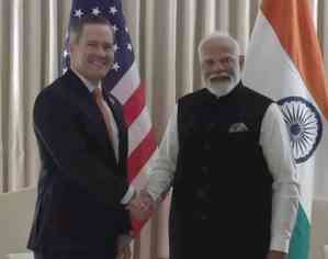 US NSA Waltz calls on PM Modi in Washington