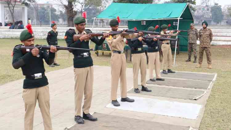 NCC C Certificate Practical Exam conducted at Lyallpur Khalsa College