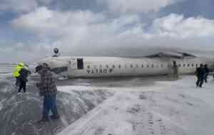 All 80 onboard have miraculous escape as jet crashes, flips over in Toronto