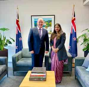 Indian HC meets New Zealand PM, discusses ways to enhance ties across key sectors