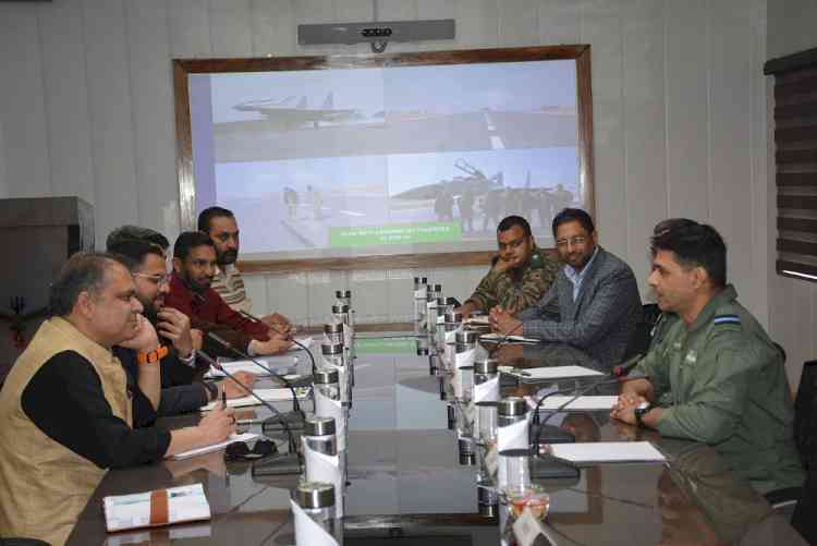 Halwara International Airport- *Rajya Sabha MP and DC meet IAF and AAI officials, take stock of works