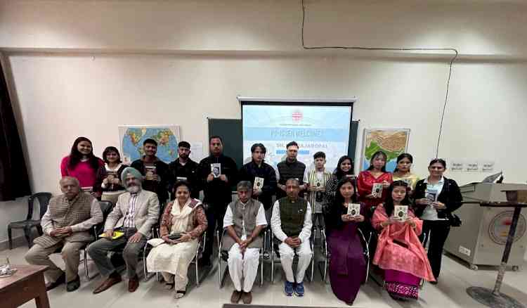 Panjab University -Institute of Social Science Education and Research (PU-ISSER), today hosted an engaging session with Rajagopal P.V., renowned Gandhian peace activist.