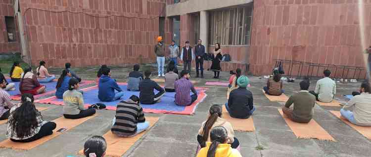 Session on Philosophy of Yoga and Yogic Practices under the Fit India Program and Viksit Bharat 2047 