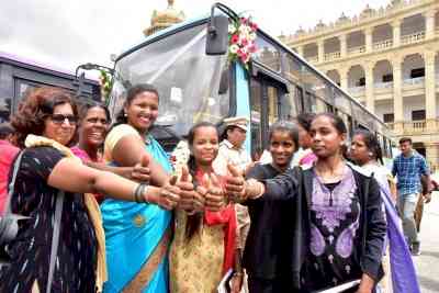 Over 397 crore women availed free travel scheme till date, claims K’taka govt