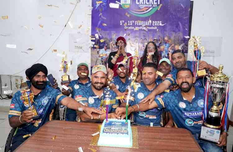 Chandigarh’s Wheelchair Cricket Team wins National Wheelchair Cricket Championship in Gwalior