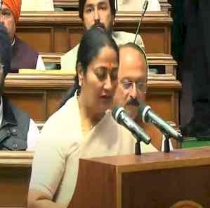 Delhi CM Rekha Gupta, 6 ministers take oath as members of Legislative Assembly  