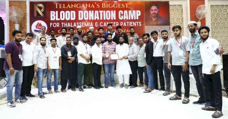 Telangana’s Biggest Blood Donation camp organised in Hyderabad