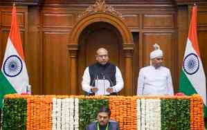 From being marshalled out to chairing the House: BJP’s Vijender Gupta elected Speaker of Delhi Assembly