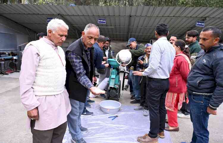 Training-cum-Workshop on Multi-Millet Dehusking Machine at HRED RuTAG IIT Roorkee