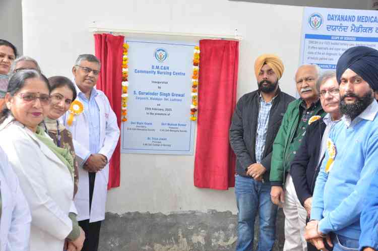 DMC&H and College of Nursing Inaugurates Community Nursing Centre at Malakpur Bet and Hosts Free Health Camp