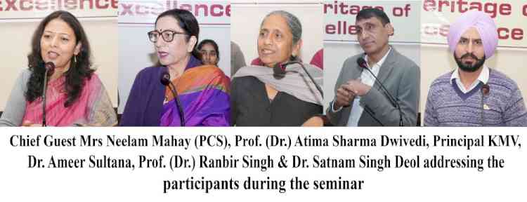 KMV holds ICSSR sponsored National Seminar on Women Participation in Panchayati Raj Institutions