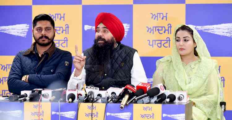 AAP Slams Akali, BJP, and Congress for Drug Menace; Promises a Drug-Free Future Under CM Bhagwant Mann