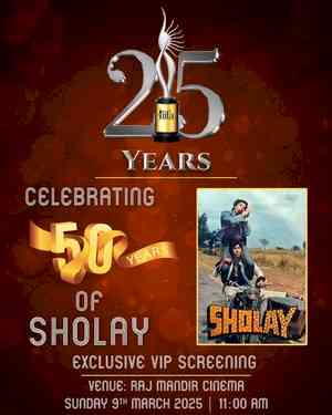 IIFA 2025 to celebrate 50 years of ‘Sholay’ with special tribute at Raj Mandir Cinema