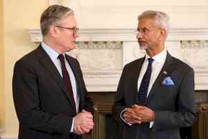 EAM Jaishankar holds bilateral talks with UK PM Keir Starmer in London