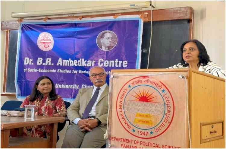 Dr. B.R Ambedkar Centre Panjab University organised special lecture. 