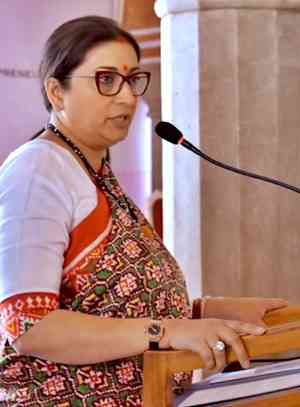 Role of younger generation important in promoting cultural heritage: Smriti Irani