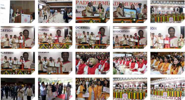 President of India Graces Convocation Ceremony of Panjab University