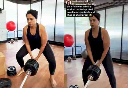 Sameera Reddy talks about misconception of weight-training 